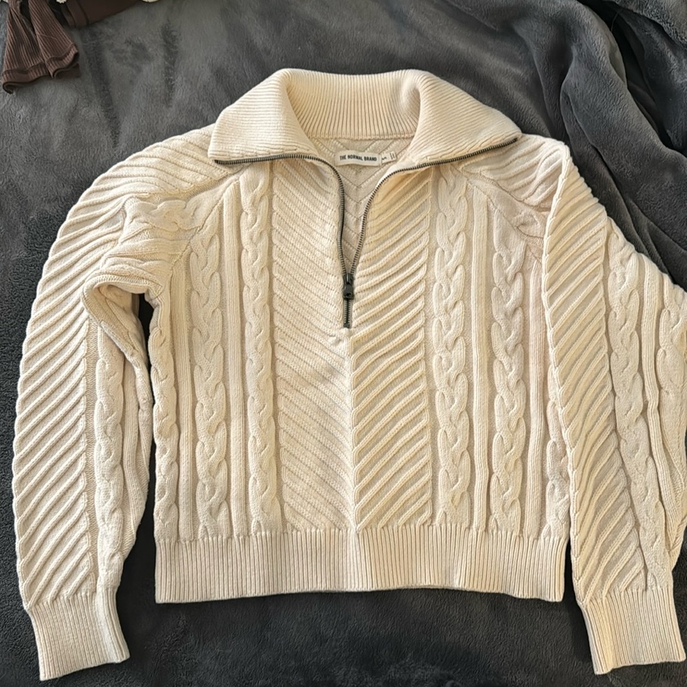 Normal Brand Cable Knit Sweater